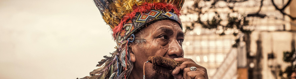 Um senhor indígena