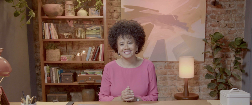 A professora Gina Vieira no episódio O que é, afinal, Educação Integral? da série E Aí, Professor? - Educação Integral