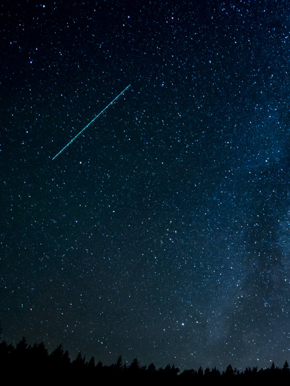 Uma estrela cadente